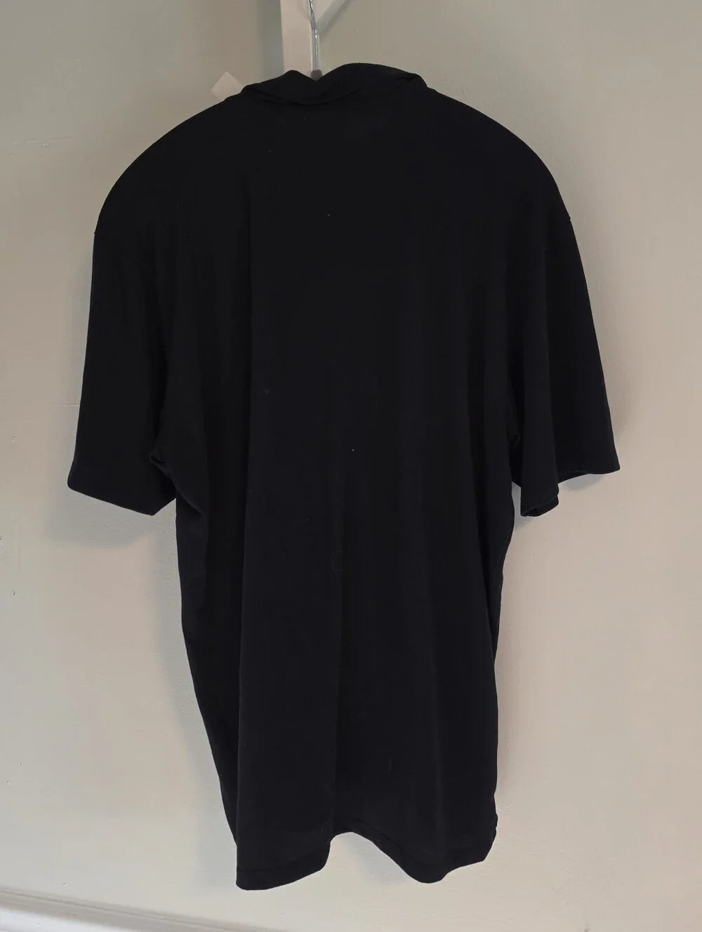 The North Face VaporWick Mens XL Black Button Polo Shirt Quick Dry Golf Gorpcore
